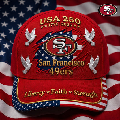 Premium NFL x SF 250 Years Anniversary Of Freedom Cap V2  260626