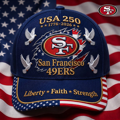 Premium NFL x SF 250 Years Anniversary Of Freedom Cap V2  260626