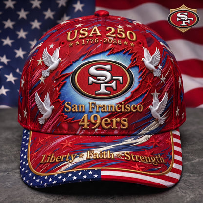Premium NFL x SF 250 Years Anniversary Of Freedom Cap V4  260626