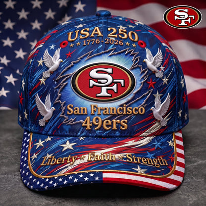 Premium NFL x SF 250 Years Anniversary Of Freedom Cap V4  260626
