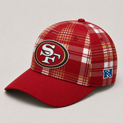 Premium NFL x SF Plaid Game Day Style cap