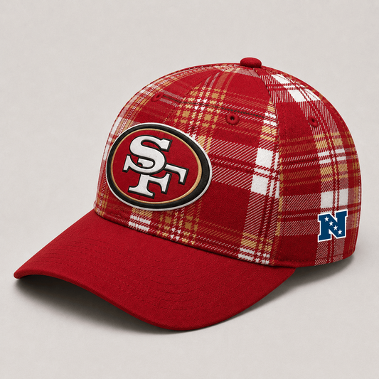 Premium NFL x SF Plaid Game Day Style cap
