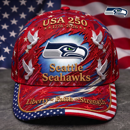 Premium NFL x SS 250 Years Anniversary Of Freedom Cap V4  260626