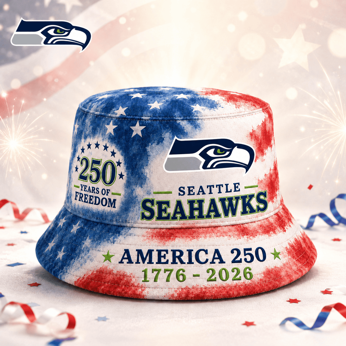 Premium NFL x SS  250 Years Of Freedom Bucket Hat 120625