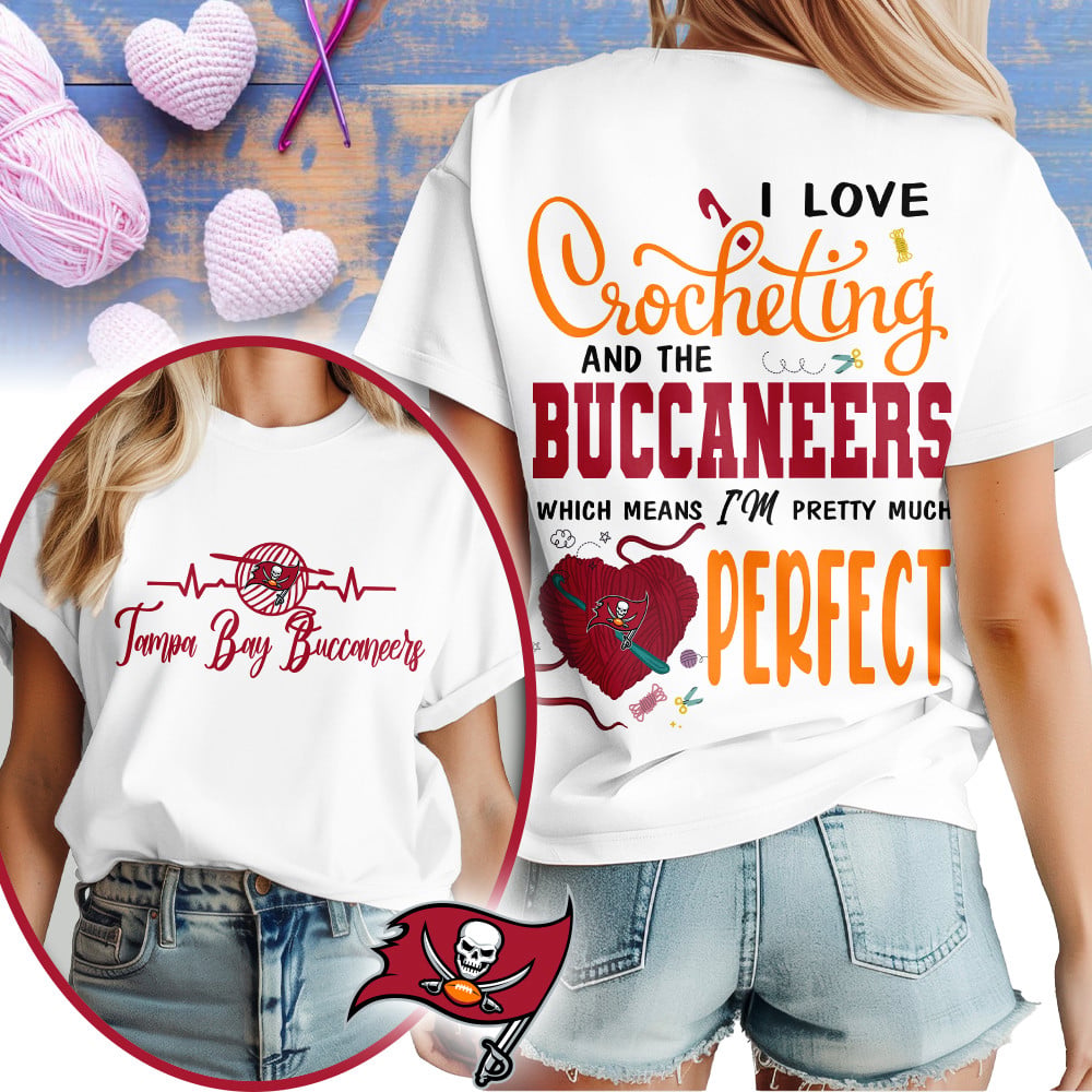 Premium NFL x TB Crochet Fan 3D Shirt NDT NHM 2810