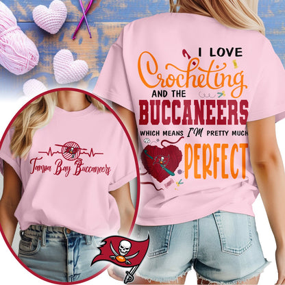 Premium NFL x TB Crochet Fan 3D Shirt NDT NHM 2810
