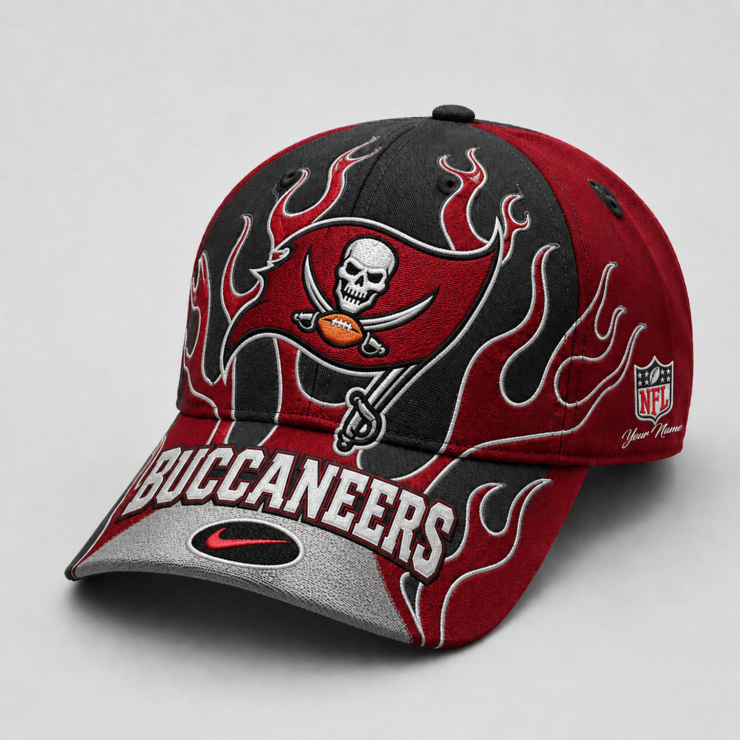 Premium NFL x TB Game Day Flame Cap 260626