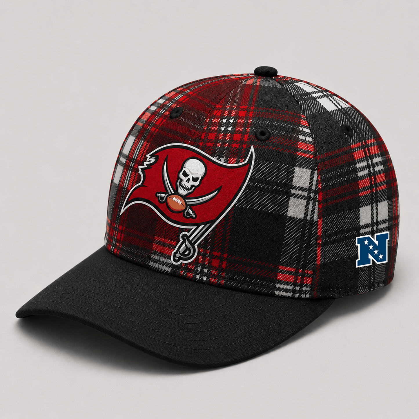Premium NFL x TB Plaid Game Day Style cap