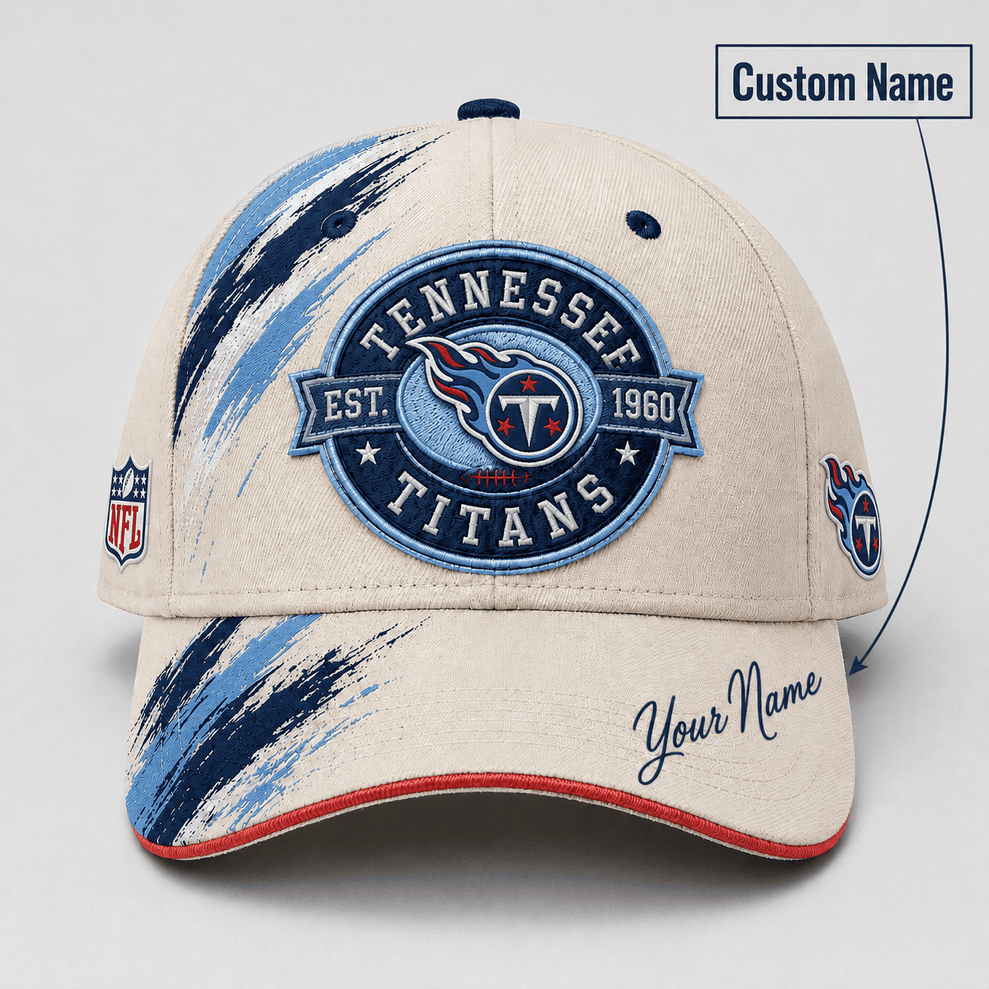 Premium NFL x TEN Custom Name Cap For Football Fans Loving Sporty Style 030726