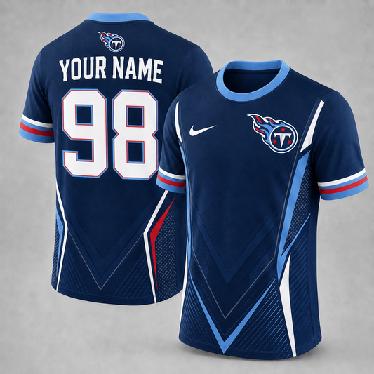 Premium NFL x TEN Custom Name Number Personalized Athletic T-Shirt 220626