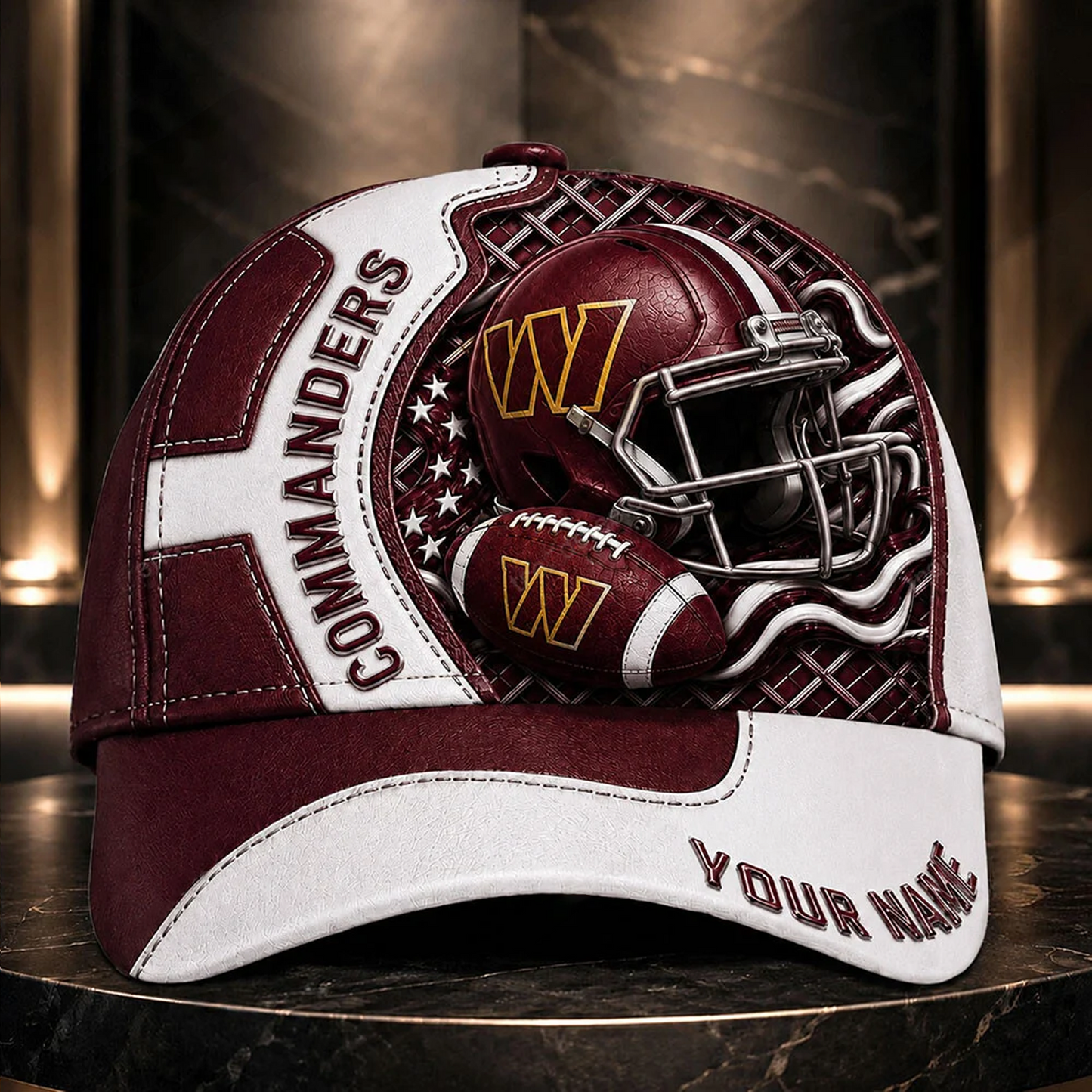 Premium NFL x WAS 3D Custom Cap DATND TANTD 280526