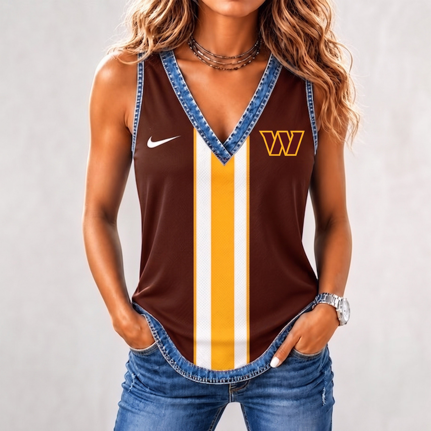 Premium NFL x WAS Game Day Sleeveless Top Shirt