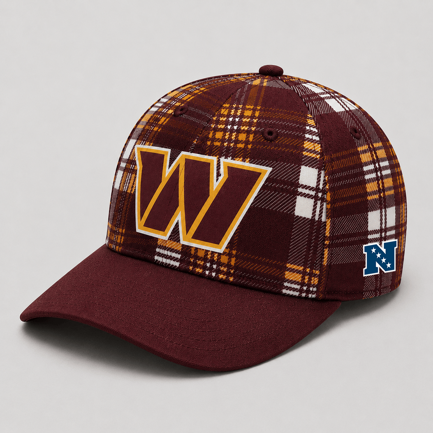 Premium NFL x WAS Plaid Game Day Style cap
