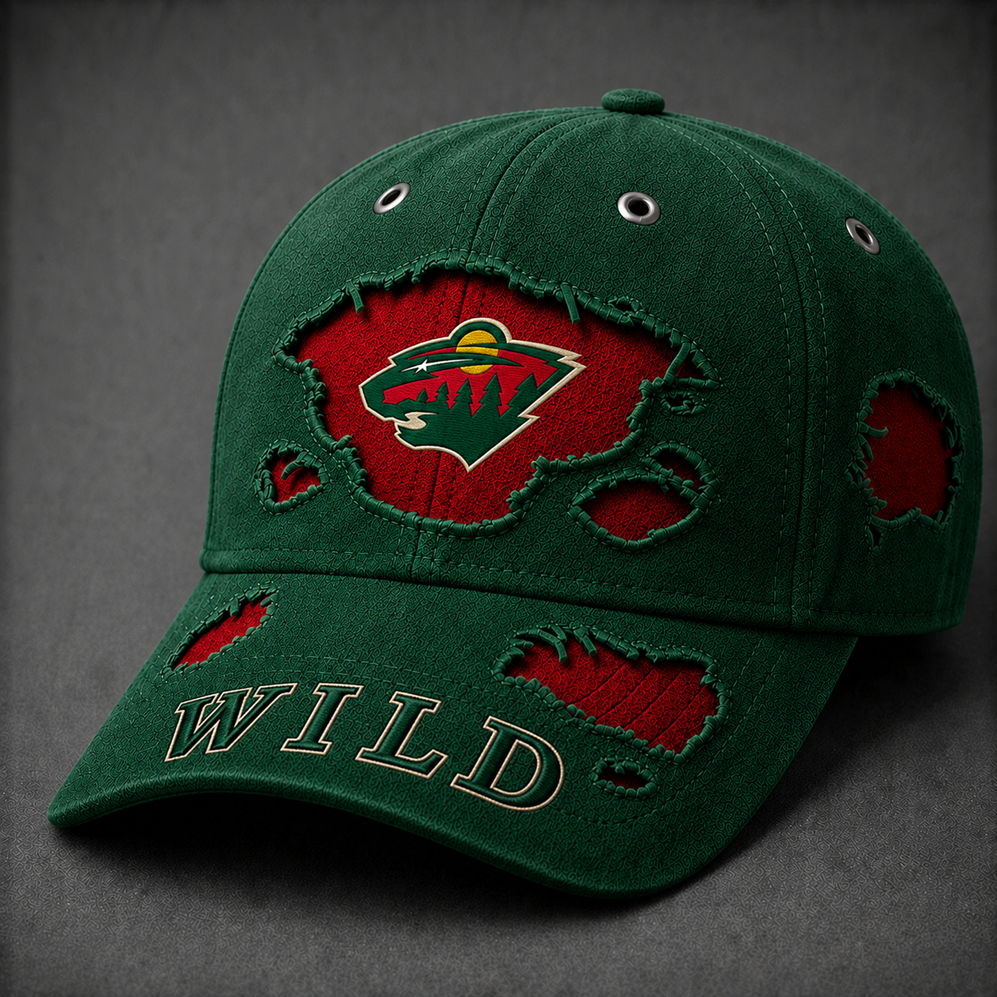 Premium NHL x MIN Scratch Pattern Cap DATND TANTD 260526