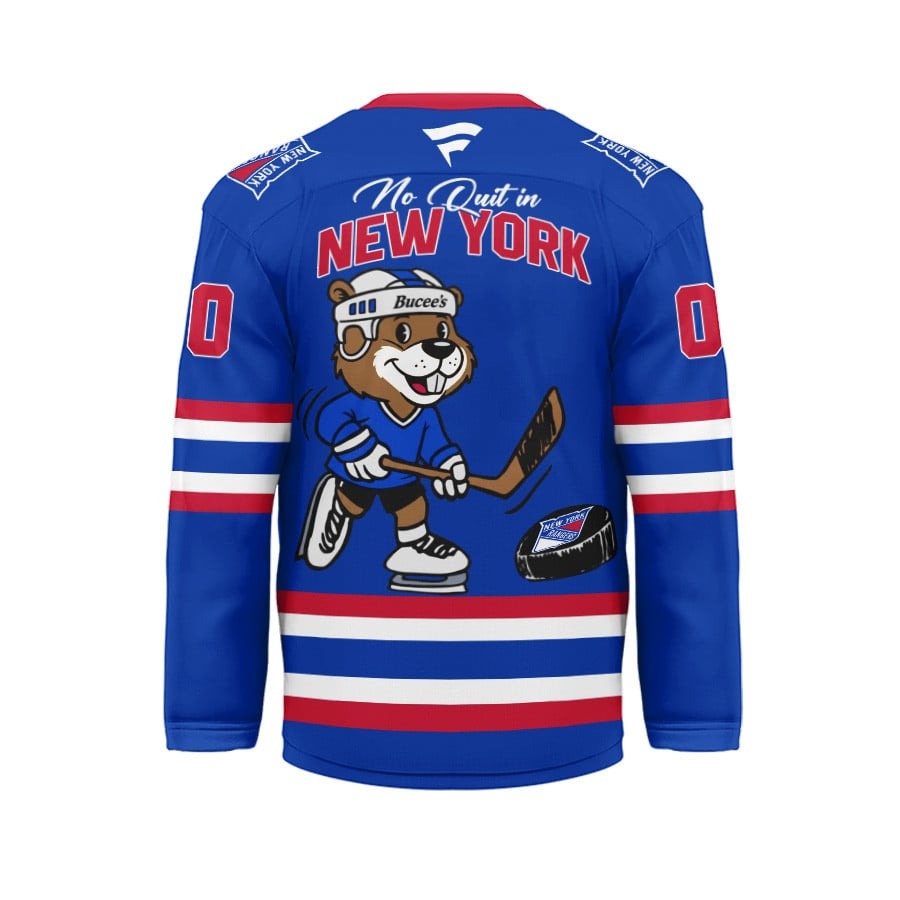 Premium NHL x NYR Bucees Personalized Hockey Jersey NDT LVH