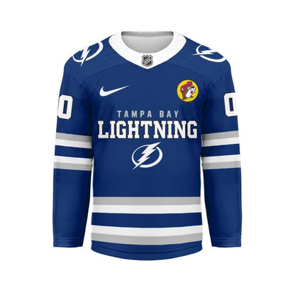 Premium NHL x TBL Bucees Personalized Hockey Jersey NDT LVH