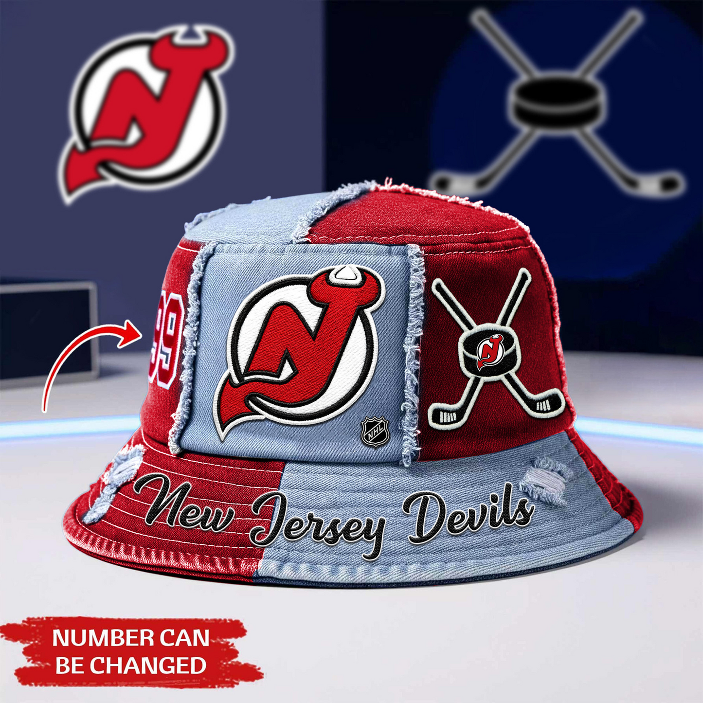 Premium NJD x NHL Bucket Hat DATND TANTD 080526