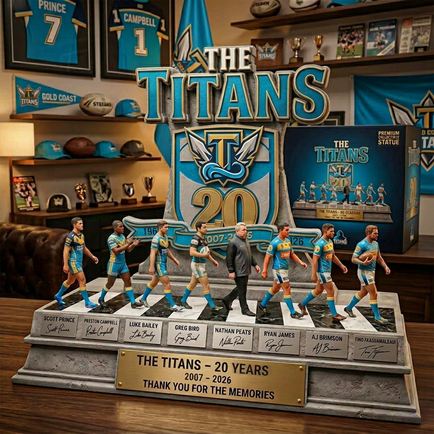 Premium NRL X GCT Acrylic Plaque LIMITED EDITION NDT NHM 040426