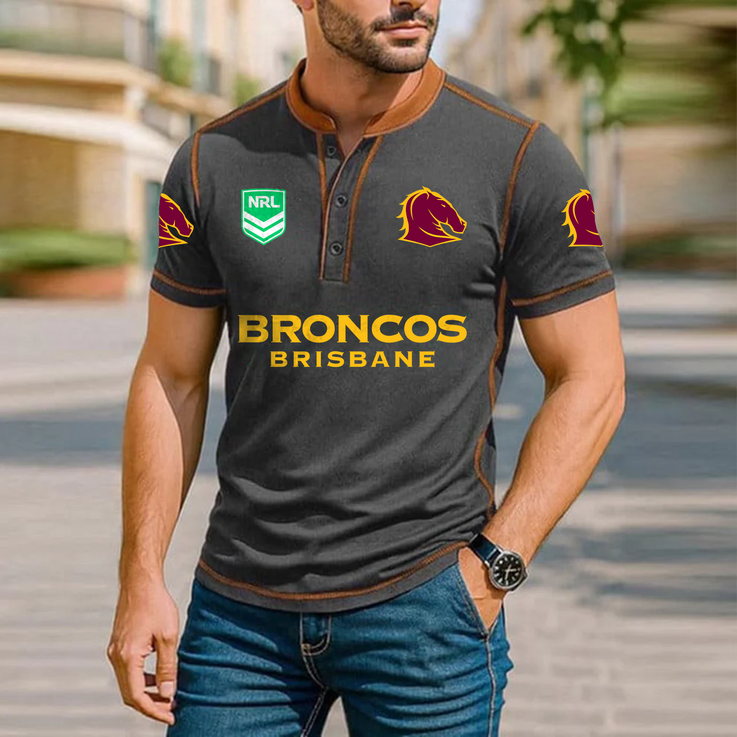Premium NRL x BRI Polo Tshirt NDT TDT 051225
