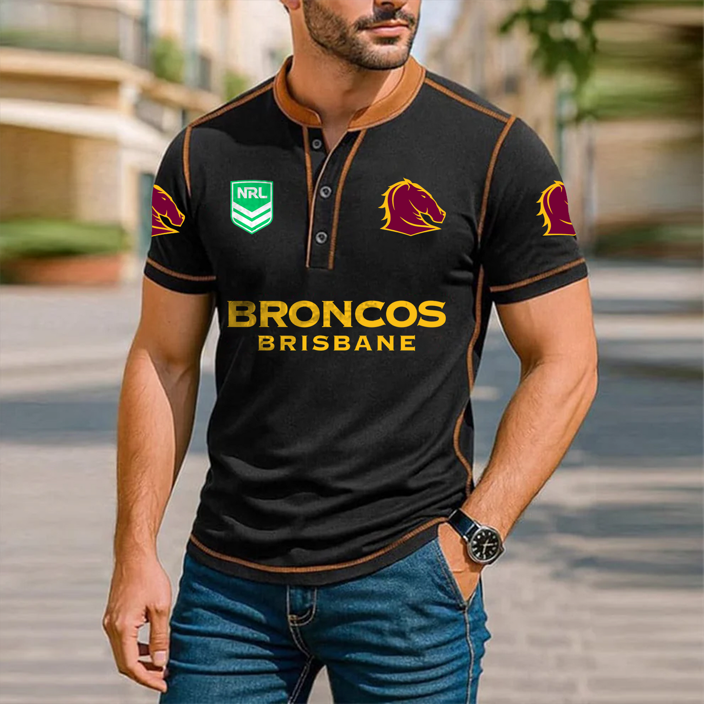 Premium NRL x BRI Polo Tshirt NDT TDT 051225
