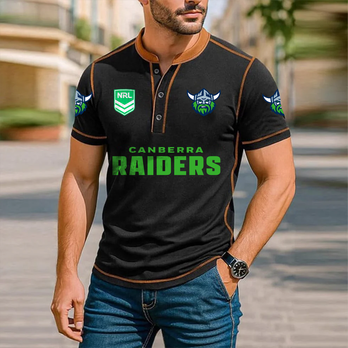 Premium NRL x CAN Polo Tshirt NDT TDT 051225