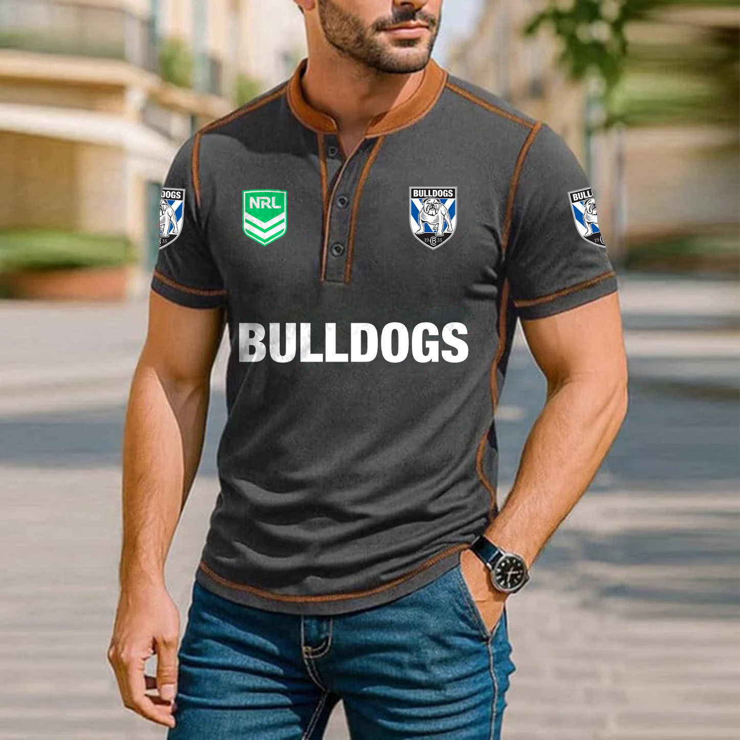 Premium NRL x CBY Polo Tshirt NDT TDT 051225