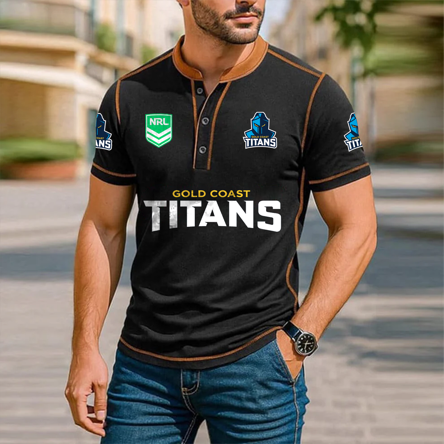 Premium NRL x GLD Polo Tshirt NDT TDT 051225