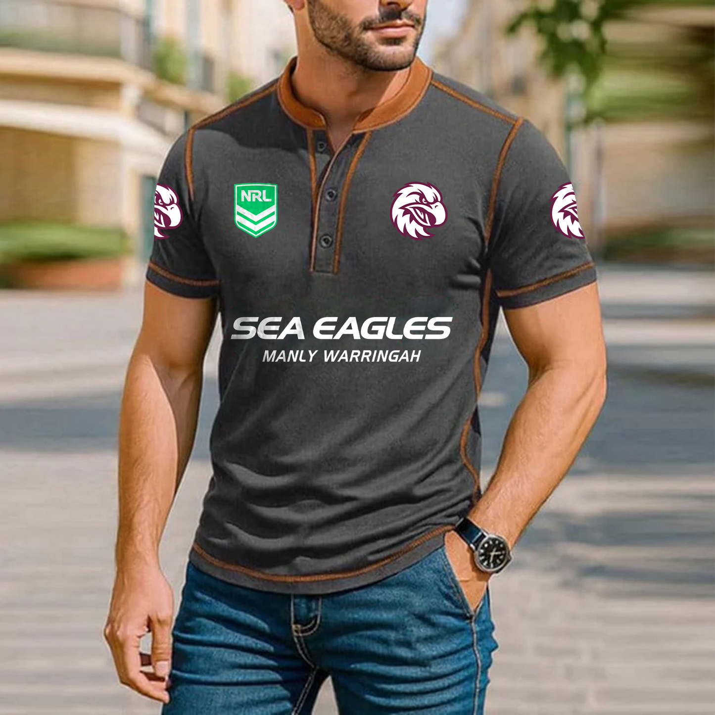 Premium NRL x MAN Polo Tshirt NDT TDT 051225