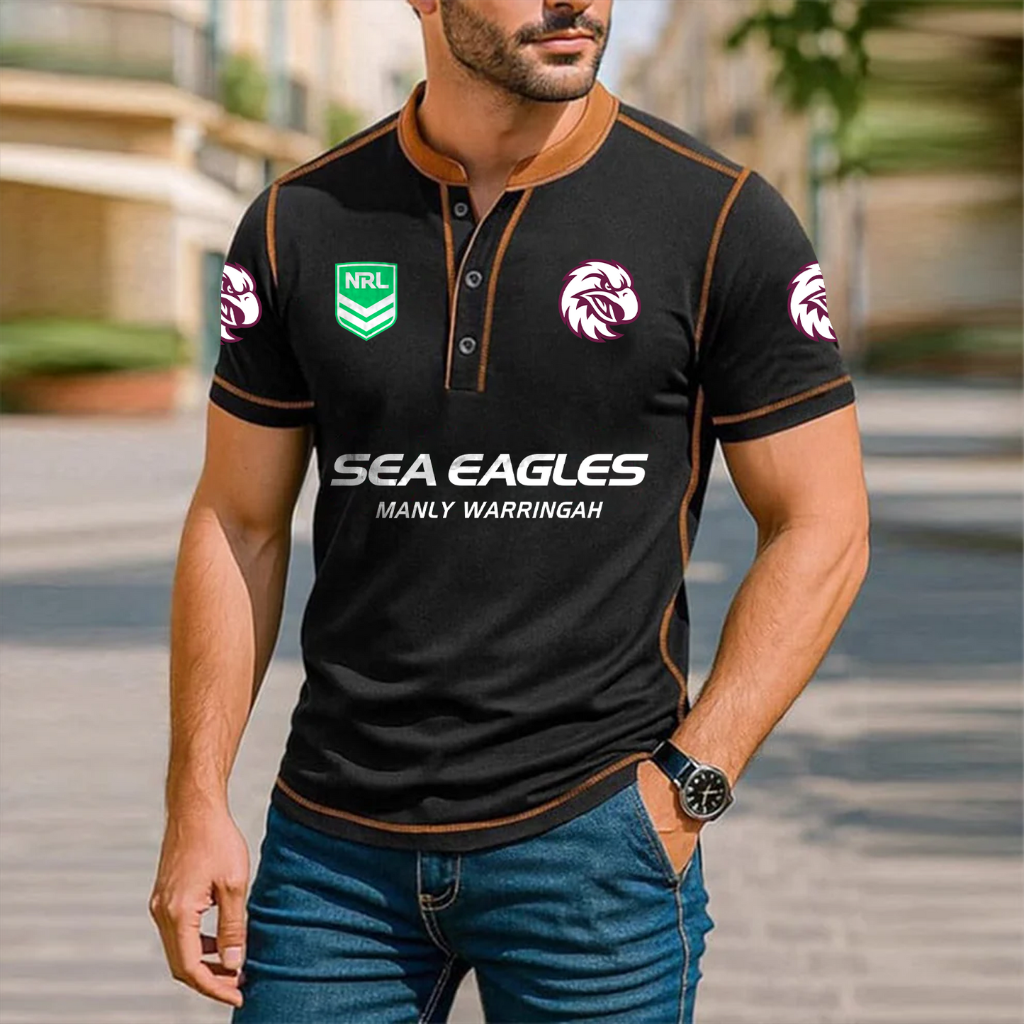 Premium NRL x MAN Polo Tshirt NDT TDT 051225