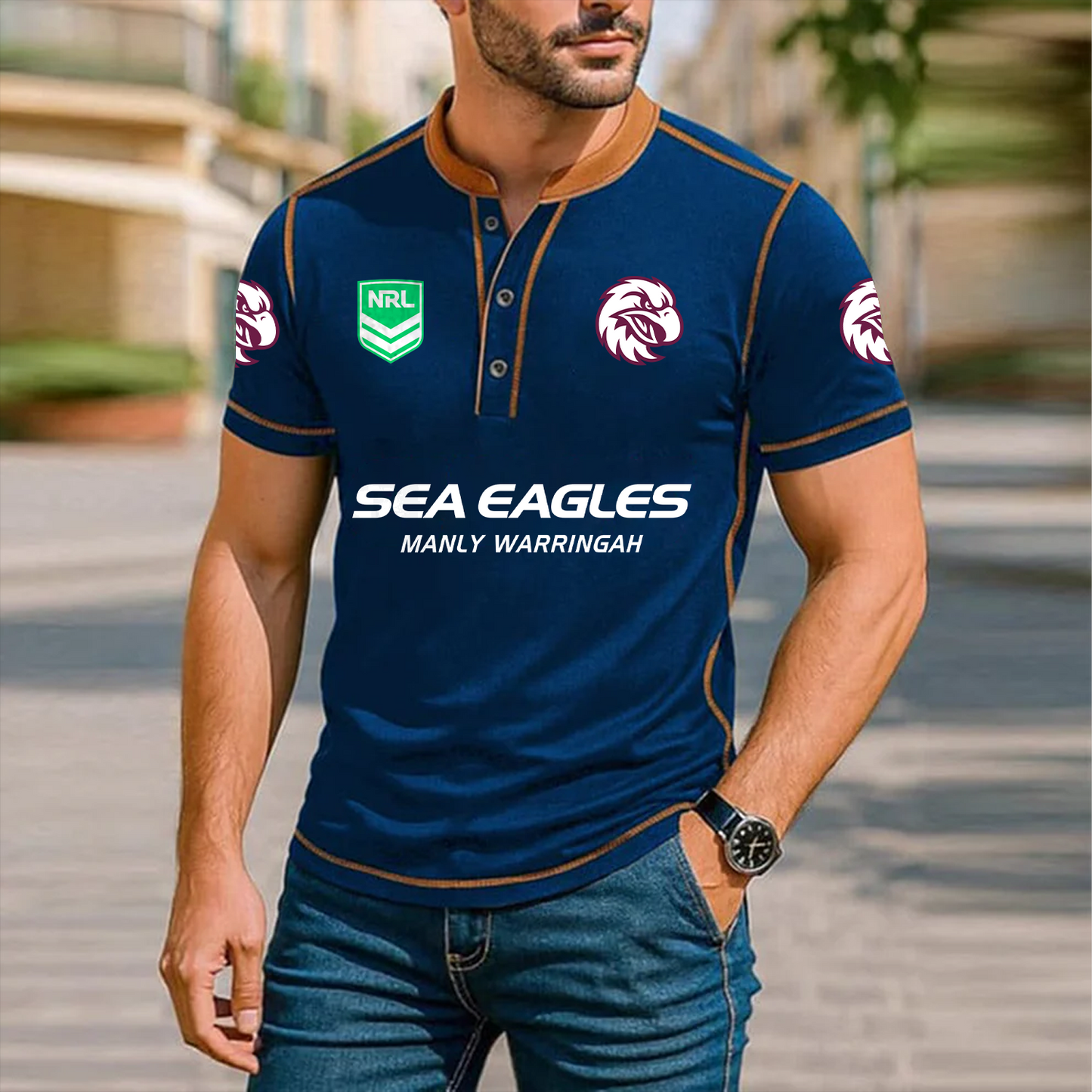 Premium NRL x MAN Polo Tshirt NDT TDT 051225