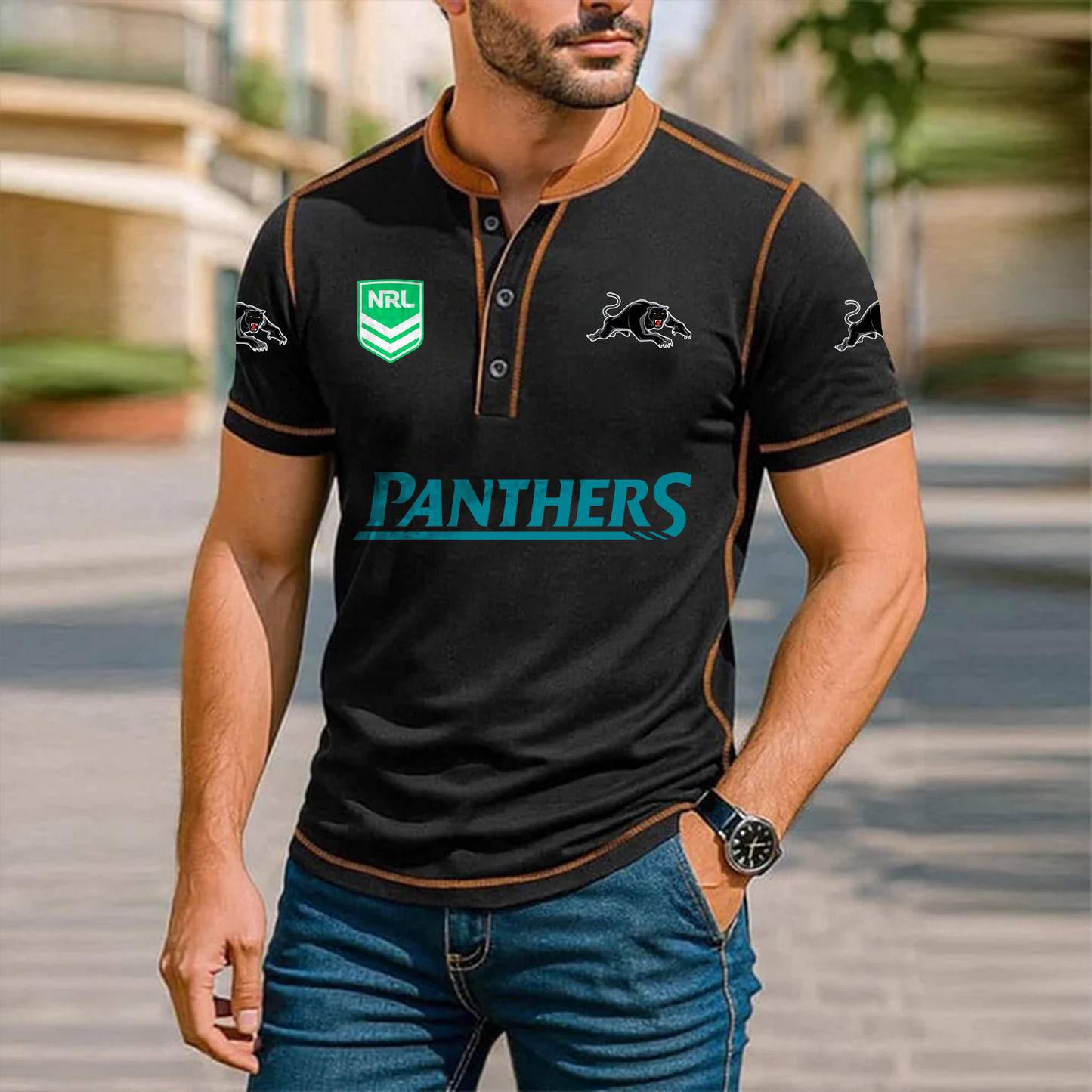 Premium NRL x PEN Polo Tshirt NDT TDT 051225