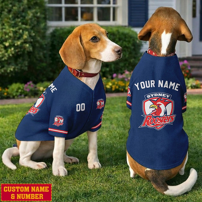 Premium NRL x SR Cute Pet Shirt Custom Name & Number Limited Edition NDT NQK
