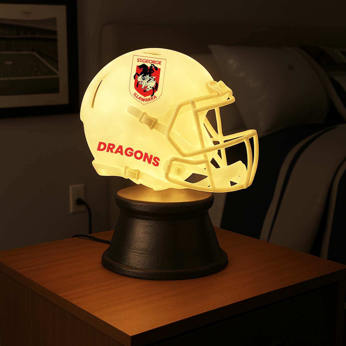 Premium NRL x STG LED Helmet Night Light DATND TANTD