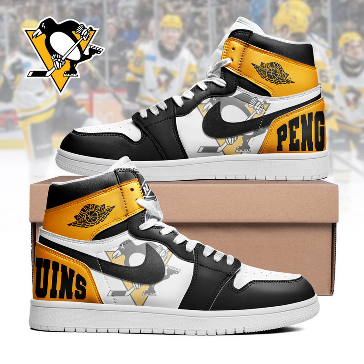 Premium PIT x NHL Teams High Top Sneakers DATND TANTD 090526