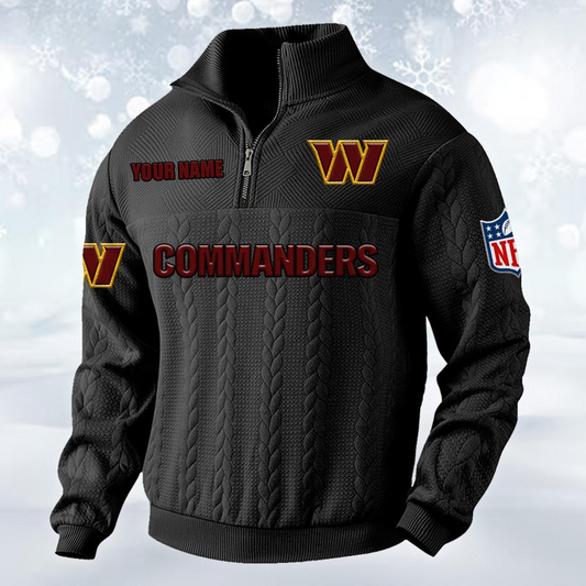 Premium WAS x NFL Cable Knit Quarter-Zip DATND TANTD
