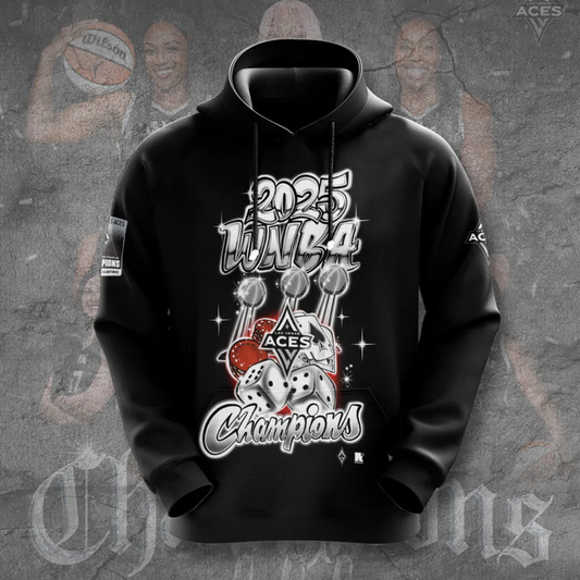 Premium WNBA LVA Champions 2025 Hoodie V3 NMD TTV
