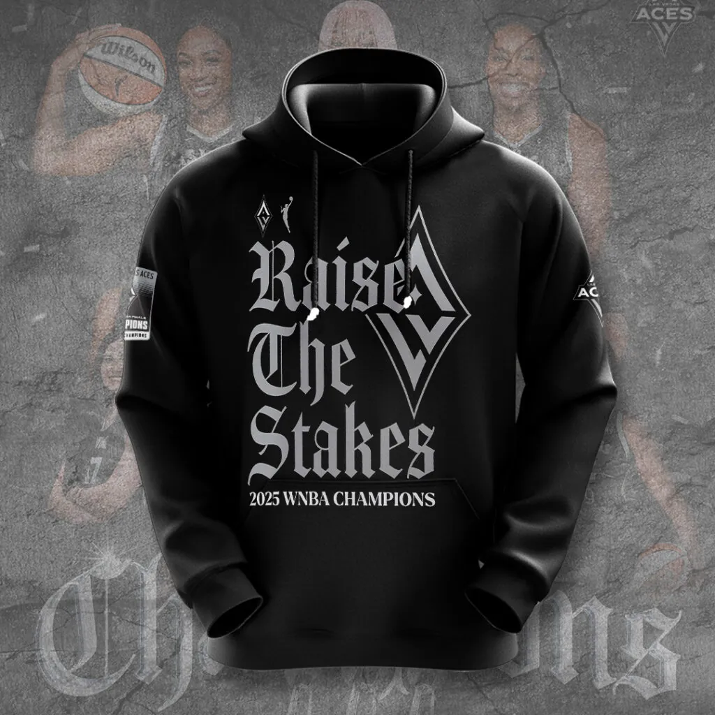 Premium WNBA LVA Champions 2025 Hoodie V6 NMD TTV