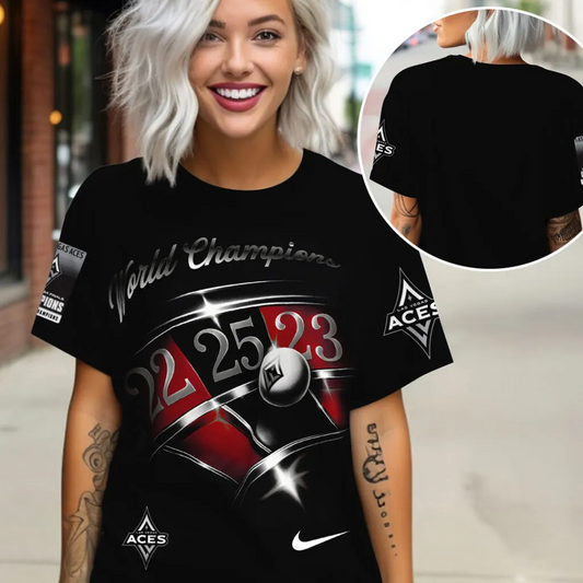 Premium WNBA LVA Champions 2025 T-shirt V4 NMD TTV