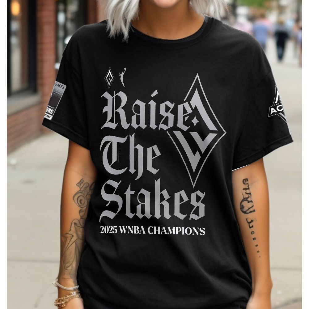 Premium WNBA LVA Champions 2025 T-shirt V6 NMD TTV