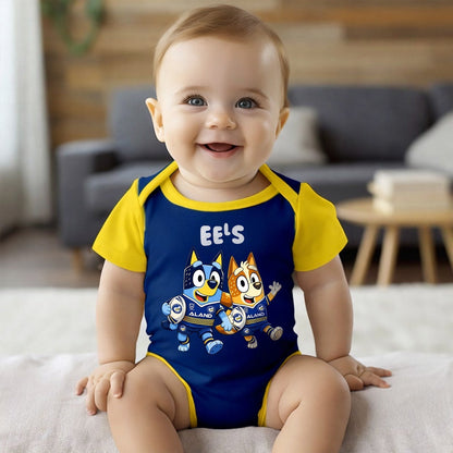Premium x PE New Baby Romper Custom Name For Kids NDT LVH