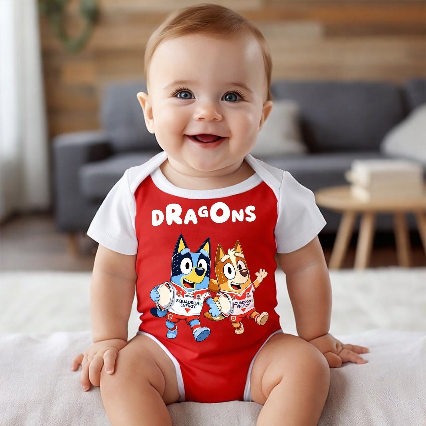 Premium x SID New Baby Romper Custom Name For Kids NDT LVH