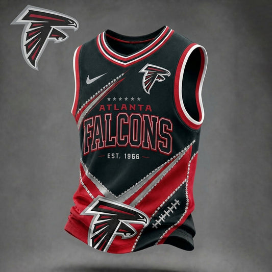 Premium NFL X ATL Game Day V-neck Tank Top Shirt NDT NHM 030626