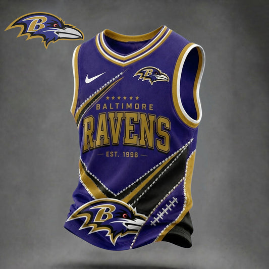 Premium NFL X BAL Game Day V-neck Tank Top Shirt NDT NHM 030626