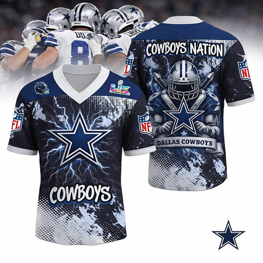 Premium NFL X DAL V-neck Baseball Jersey NDT NHM 130126