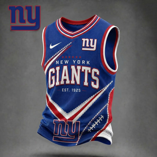 Premium NFL X NYG Game Day V-neck Tank Top Shirt NDT NHM 030626