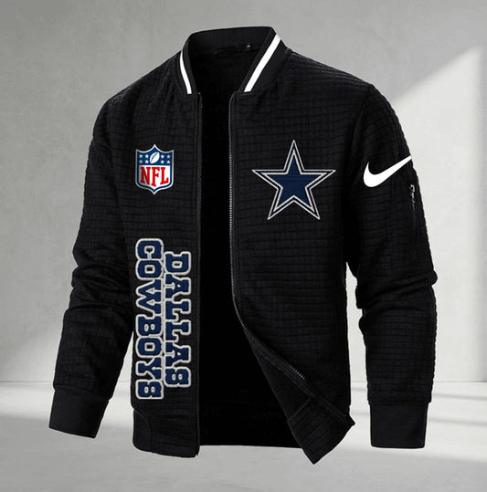 Premium NFL x DC  Men�???s Waffle Plaid Cardigan NDT VHM 160126