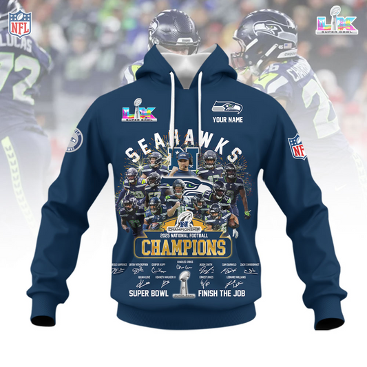 Premium NFL x SEA 2026 Super Bowl 3D HOODIE 2 LIMITED EDITIONS NDT NHM 090226