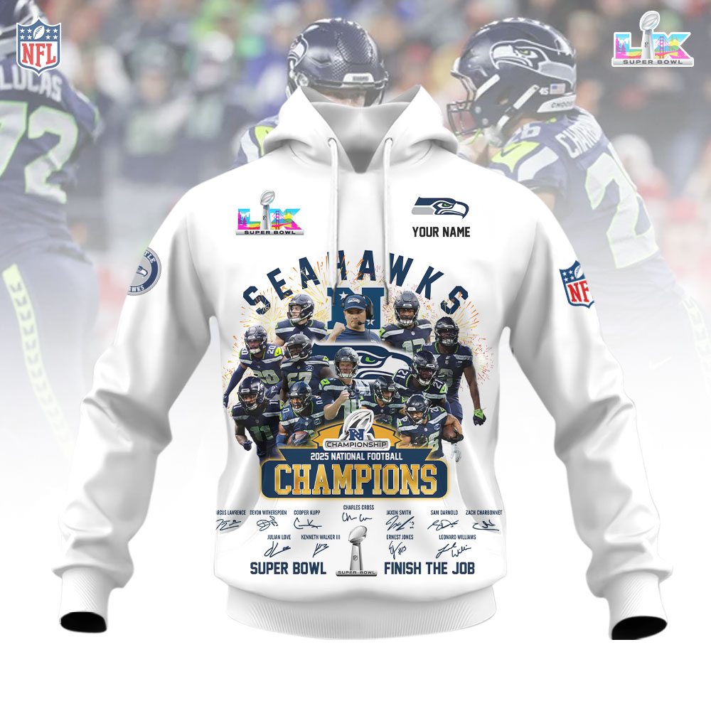 Premium NFL x SEA 2026 Super Bowl 3D HOODIE 2 LIMITED EDITIONS NDT NHM 090226