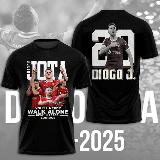 Rip Diogo in memory 1996 - 2025 3D Shirt V7 0307 DatND DVT
