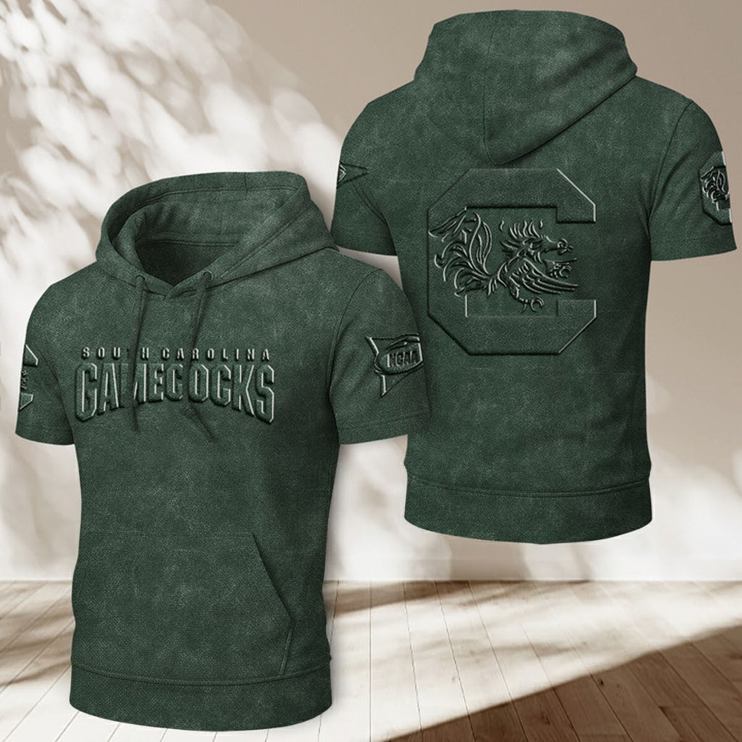 SCG x NCAA Half Sleeve Hoodie T-Shirt DatND ThuongNH
